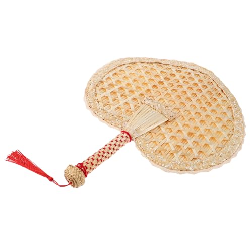 CHICAMPERA Handgewebter Sommerfächer aus Handgemachter Leichter Dekorativer Fächer im Chinesischen Stil Vintage Handlüfter für Erwachsene für Zuhause und Büro Praktischer Handventilator für CHICAMPERA Handgewebter Sommerfächer aus Handgemachter Leichter Dekorativer Fächer im Chinesischen Stil Vintage Handlüfter für Erwachsene für Zuhause und Büro Praktischer Handventilator für von CHICAMPERA