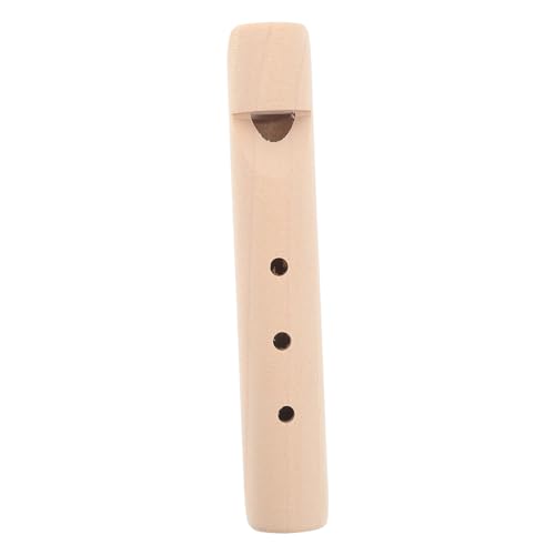 CHICAMPERA Holzflöte Für Unbemalt DIY Musikinstrument Holzpfeife Für Kreatives Orff Instrument Für Kleine Musiker Musikunterricht von CHICAMPERA