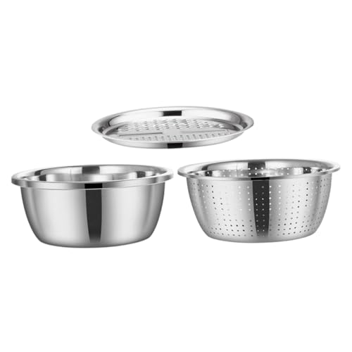 CHICAMPERA Multifunktionales Reibebasin in Gemüseschneider Abtropfkorb und Salatschüssel für Effizientes Kochen und Zubereiten Küche CHICAMPERA Multifunktionales Reibebasin in Gemüseschneider Abtropfkorb und Salatschüssel für Effizientes Kochen und Zubereiten Küche von CHICAMPERA