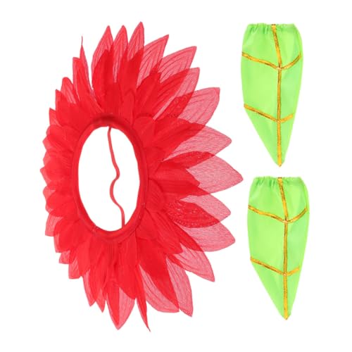 CHICAMPERA Sonnenblumen Kopfstück Lustiges Cosplay Accessoire für Partys Bequeme und Praktische Kopfbedeckung für Jugendliche für Karneval Fotografie und Bühnenauftritte von CHICAMPERA