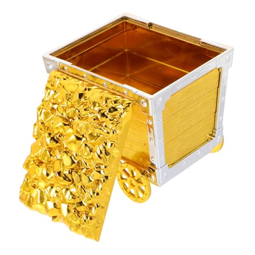 CHICAMPERA Spielzeug-bergbauwagen, Schatzkiste Für Kinder, Grabspielzeug, Kunststoff-bergbauwagen, Kunststoff-piratentruhe, Trolley, Dekoration, Partygeschenke von CHICAMPERA