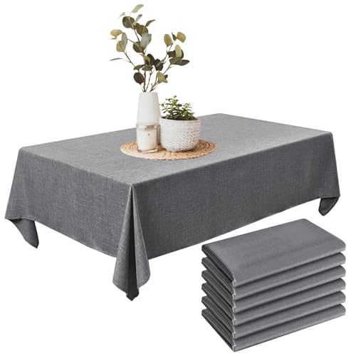 6 Stück Grau Einweg Tischdecken, Wasserfest Ölbeständige Tischdecke, 137 x 274 cm Rechteckige Tischabdeckung,Kunststoff Schmutzabweisende Tischdecke für Geburtstag Hochzeit Party Weihnachten Picknick 6 Stück Grau Einweg Tischdecken, Wasserfest Ölbeständige Tischdecke, 137 x 274 cm Rechteckige Tischabdeckung,Kunststoff Schmutzabweisende Tischdecke für Geburtstag Hochzeit Party Weihnachten Picknick von CHICHI:OÜ