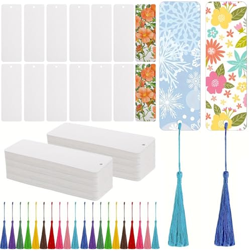 Blanko Lesezeichen 300g Quasten Set, 50 Stück weiße Lesezeichen & 50 Stück Bunte Quasten, für Handgemachte Dekoration Lesezeichen, Geschenkdekoration, DIY Geschenkanhänger Etiketten, Bastelprojekte Blanko Lesezeichen 300g Quasten Set, 50 Stück weiße Lesezeichen & 50 Stück Bunte Quasten, für Handgemachte Dekoration Lesezeichen, Geschenkdekoration, DIY Geschenkanhänger Etiketten, Bastelprojekte von CHICHI:OÜ