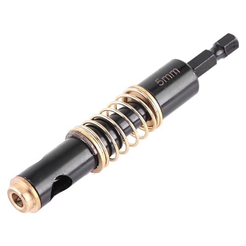5 Mm 1/4 Zoll Messing-Scharnierbohrer mit Gelber Spitze für Holz und Kunststoff, Schnellarbeitsstahl 4241, Automatisches Entfernen von Spänen mit Seitlichen Löchern, Bohrung in von CHICIRIS