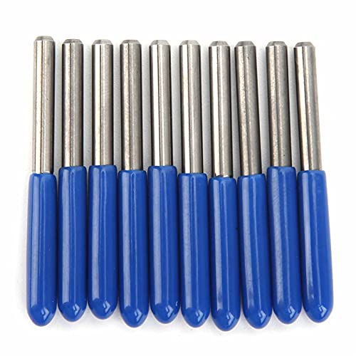 CHICIRIS 10pcs 3,175 Mm Wolfram -Stahlrouter -Bit Set, Super Starke Anti Bending Härte, Hohe Arbeitseffizienz bei Metallgravur, Einfach zu Installieren und zu Verwenden (30*0.1) von CHICIRIS
