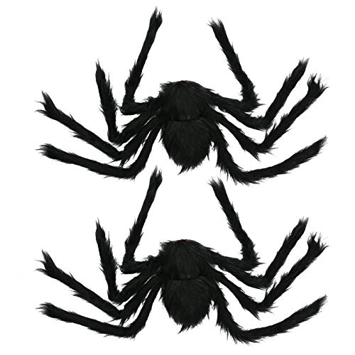 CHICIRIS 2 Sets Spinnenset, Halloween Spinnendekorationen, Halloween Scary Spider Set, für Halloween Dekoration Haunted House Decor von CHICIRIS