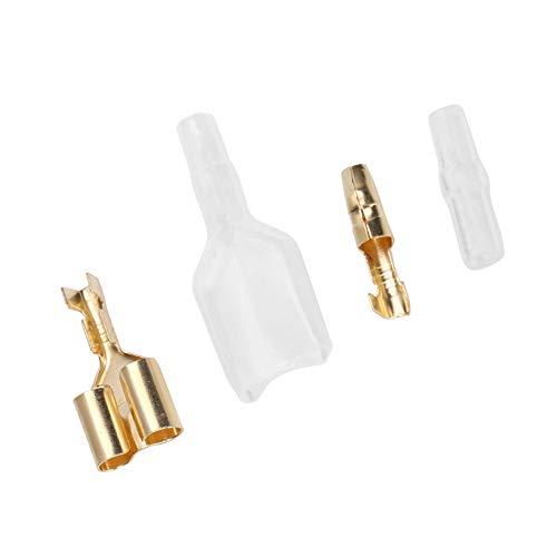 CHICIRIS 20 Hochfrequenzflammhemmende -Crimp -Klemmen für Elektrisches Drahtverbindungswerkzeug, Zinnschachtel, Gummi, Goldenes, Transparentes Ärmel Kit für Enthusiasten CHICIRIS 20 Hochfrequenzflammhemmende -Crimp -Klemmen für Elektrisches Drahtverbindungswerkzeug, Zinnschachtel, Gummi, Goldenes, Transparentes Ärmel Kit für Enthusiasten von CHICIRIS