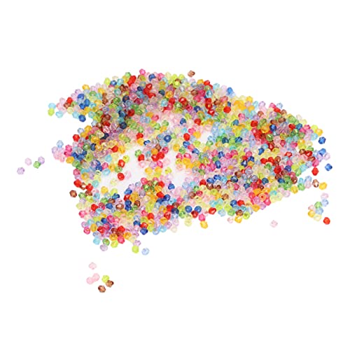CHICIRIS 2000pcs Facettenperlen Acrylschmuck Perlen Helle Farben DIY -Handwerkset für Armbandohrringe Halskette von CHICIRIS