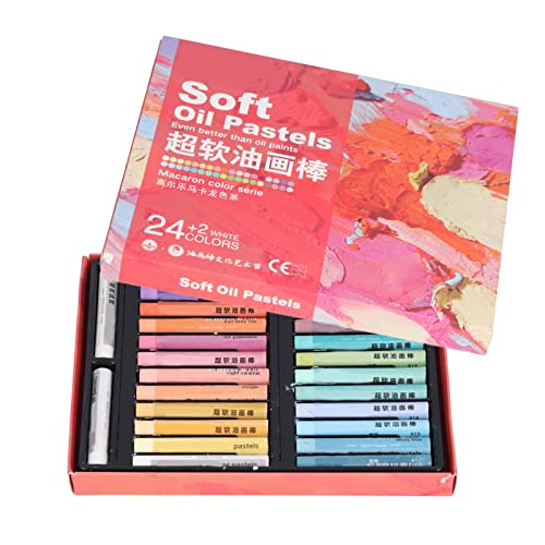 CHICIRIS 24 Farben Ölpastelle Weich Cremig Safe Zuverlässig für Kunstartikel, Graffiti, 26pcs Pack CHICIRIS 24 Farben Ölpastelle Weich Cremig Safe Zuverlässig für Kunstartikel, Graffiti, 26pcs Pack von CHICIRIS