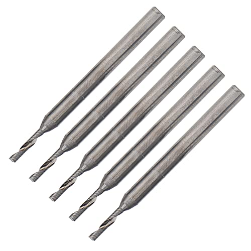 CHICIRIS 5pcs Wolfram -Stahl -Endmühlenschneider Hochwertiger CNC Gravurmaschinenmaschine für Flugzeuge, Schritte und Rillen von CHICIRIS
