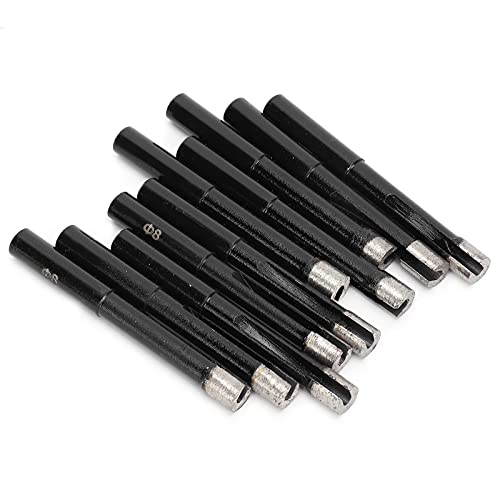 CHICIRIS 8 Mm Diamantbohrer Bit Set Hoher Verschleißfestigkeit Zum Öffnen von Löchern Im Marmorkeramikgranit für Hand -Elektrobohrer Hardware -Werkzeuge, Pack von 10 CHICIRIS 8 Mm Diamantbohrer Bit Set Hoher Verschleißfestigkeit Zum Öffnen von Löchern Im Marmorkeramikgranit für Hand -Elektrobohrer Hardware -Werkzeuge, Pack von 10 von CHICIRIS