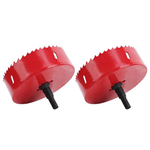 CHICIRIS Bi-Metal-Loch-Sägeschneider für Holzbearbeitung, M42 Hochgeschwindigkeits-Stahllochöffner-Bohrer, 2 Sets für Aluminiumplatten-PVC-Eisenblech-Loch, Geeignet für Handbohrer und Bankbohrer CHICIRIS Bi-Metal-Loch-Sägeschneider für Holzbearbeitung, M42 Hochgeschwindigkeits-Stahllochöffner-Bohrer, 2 Sets für Aluminiumplatten-PVC-Eisenblech-Loch, Geeignet für Handbohrer und Bankbohrer von CHICIRIS