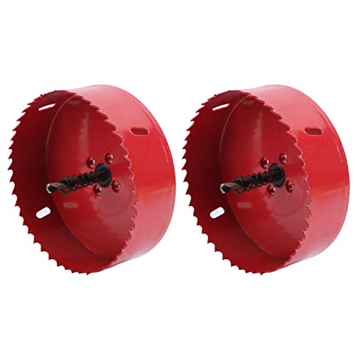 CHICIRIS Bi-Metal-Loch-Sägeschneider für Holzbearbeitung, M42 Hochgeschwindigkeits-Stahllochöffner-Bohrer, 2 Sets für Aluminiumplatten-PVC-Eisenblech-Loch, Geeignet für Handbohrer und Bankbohrer CHICIRIS Bi-Metal-Loch-Sägeschneider für Holzbearbeitung, M42 Hochgeschwindigkeits-Stahllochöffner-Bohrer, 2 Sets für Aluminiumplatten-PVC-Eisenblech-Loch, Geeignet für Handbohrer und Bankbohrer von CHICIRIS