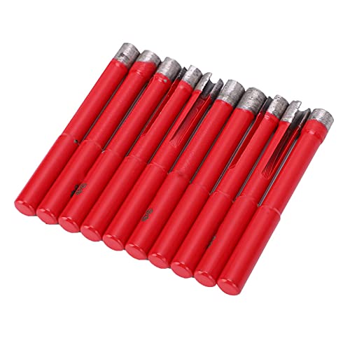 CHICIRIS Bohrerbit-Hardware-Werkzeuge für Marmorlochsägen-Opener 10pcs 8 Mm, handgefertigt/Enthusiasten, Hochgeschwindigkeitsstahl, Rot CHICIRIS Bohrerbit-Hardware-Werkzeuge für Marmorlochsägen-Opener 10pcs 8 Mm, handgefertigt/Enthusiasten, Hochgeschwindigkeitsstahl, Rot von CHICIRIS