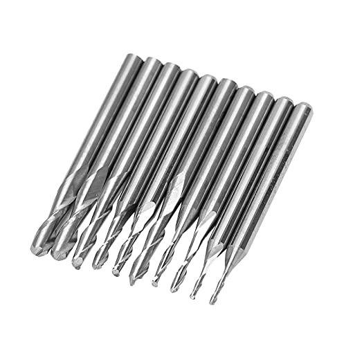 CHICIRIS CNC -Bits mit 5 Arten Blattspezifikationen 10pcs Gravur Carving Tool Endmühlen Spiralfräsenschneider CHICIRIS CNC -Bits mit 5 Arten Blattspezifikationen 10pcs Gravur Carving Tool Endmühlen Spiralfräsenschneider von CHICIRIS