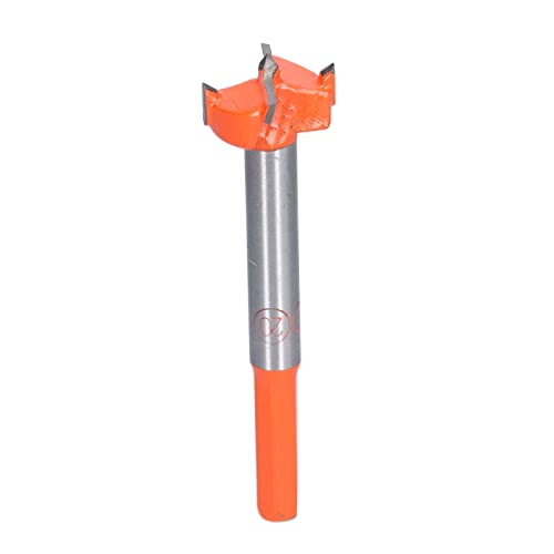 CHICIRIS Carbid Bowing Scharnierlochöffner Bit Holzbearbeitungsbohrer für Holz, Hohe Härte und Genaue Perforation, Geeignet für Verschiedene Holzbohrungen, Gelb + Silber (20MM) von CHICIRIS
