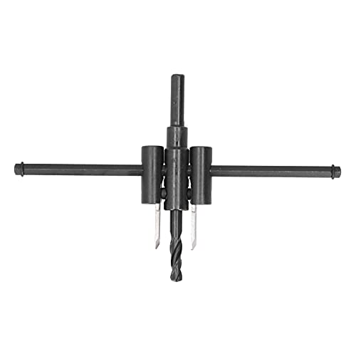 CHICIRIS Einstellbarer Kreis -Loch -Cutter Werkzeug mit Wellenbreite 9,5 Mm für Saubere Schnittholzöffnungen, Ersatzzubehör für Vertikale Bohrer (30-200mm) von CHICIRIS