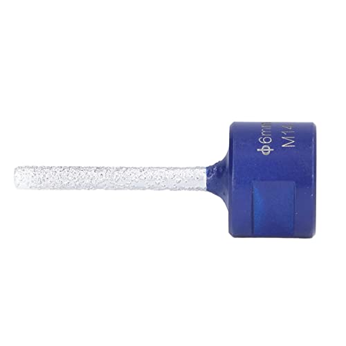 CHICIRIS -Finger -Bit Vakuum Löthäuten Schweißhändler M14 Gewinde, Gute Schärfe und Verschleißfestigkeit, für Winkelschleife, 1 X Diamantfinger Bit (6MM) von CHICIRIS