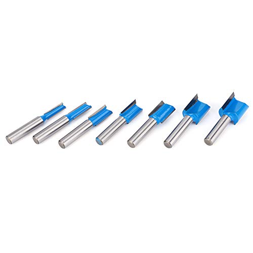 CHICIRIS Holzbearbeitungsrouter Bit Lobable YG8 Legierung Bit für Glattes Schneiden Geeignet für Holzbearbeitungswerkzeugbegeisterte, 7 PCs CHICIRIS Holzbearbeitungsrouter Bit Lobable YG8 Legierung Bit für Glattes Schneiden Geeignet für Holzbearbeitungswerkzeugbegeisterte, 7 PCs von CHICIRIS
