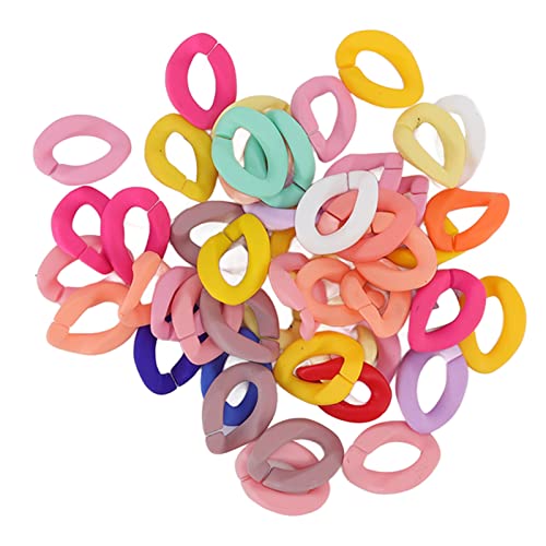 CHICIRIS 50PCS Harz Kette Glieder DIY Schmuck Herstellung Abnehmbare Kette Glieder Für Taille Ketten Ketten Taschen Ketten Für Halsketten von CHICIRIS