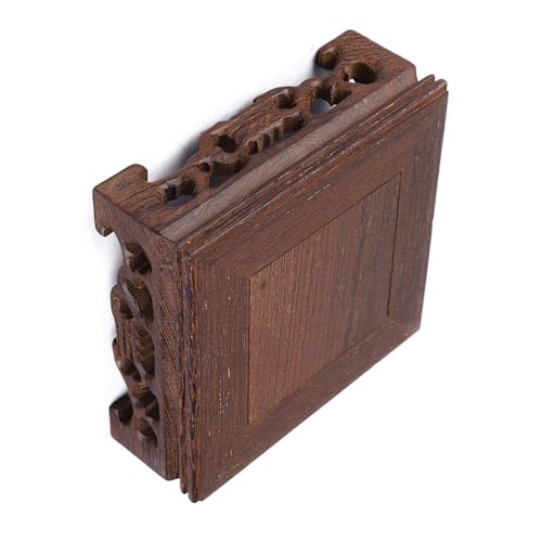CHICIRIS Kleine Quadratische Teekannen -Basis -Vase Sockel mit Nostalgischem Stil Ideal Zur Verbesserung der Wohnkultur (Länge 10 Breite 10 Höhe 3.7) von CHICIRIS