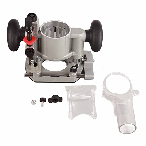 CHICIRIS Kompaktes Router Basis -Kit Handwerkskunst Klare Plastikabdeckung Trimmmaschine Abdeckung für das Schnitzen von Schwarz von CHICIRIS