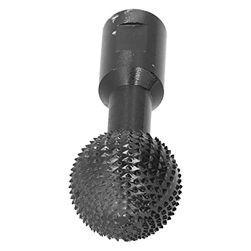 CHICIRIS Kugelkugel -Metall -Schleifkopf Schnitzbohrbohrer Bit Mahl Werkzeug für Winkelmühle, Langlebige Chrom Vanadium Legierungs Stahlkugel Datei für Holzbearbeitung (14mm) von CHICIRIS