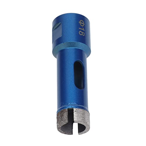 CHICIRIS Loch Sägewerk Bohrbit mit Niedrigem Widerstand M14 Weiblicher Faden für Marmorgranitstein, Geeignet Zum Bohrbeton, Blau (18 mm) von CHICIRIS