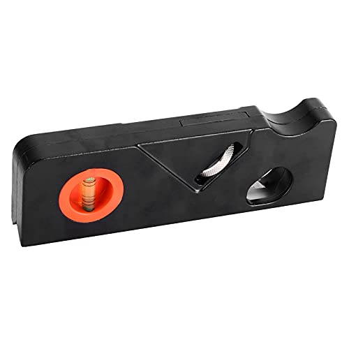 CHICIRIS Mini -Holzkamm -Ebene mit Blasendesign, Hoher Kohlenstoffstahlklinge, Einzigartige Schurkeschalter Handbuch Holzflugzeug Werkzeug (BLACK) von CHICIRIS