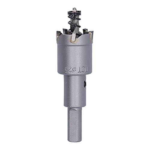 CHICIRIS Neigungwinkel Metallloch Säge Hochgeschwindigkeit Stahl Drei Blätterschneider mit Sechskantschlüssel für Gusseisen, Stahlplatte (25mm) von CHICIRIS