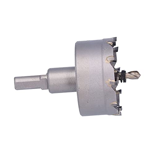 CHICIRIS Neigungwinkel Metallloch Säge Hochgeschwindigkeit Stahl Drei Blätterschneider mit Sechskantschlüssel für Gusseisen, Stahlplatte (55 mm) von CHICIRIS