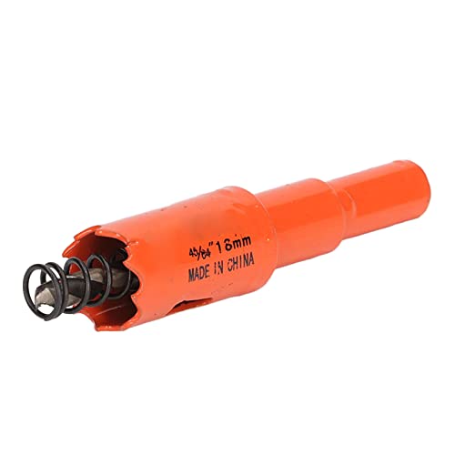 CHICIRIS Rost -Proof Bi -Metall Loch Sägen Bohrer Bit Entfernung, Haltbarer Hochgeschwindigkeits Stahlsägenschneider für Weiche Metall und Holz (45/64 Zoll (18 mm)) von CHICIRIS
