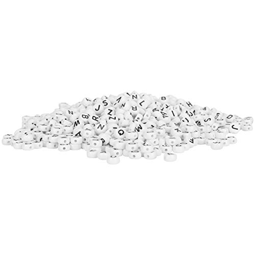CHICIRIS Runde Acrylbriefperlen Set DIY -Schmuck Making -Kit für Armbänder und Halsketten von CHICIRIS