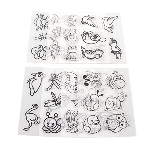 CHICIRIS Schrumpfen Plastikblätter Kreativer DIY -Druckmuster für Kinderhandwerksschule Projekt Ornamente, 8 PCs Hand Gemalt für Schlüsselanhänger Schmuckdekorationen (Flying Bird-Serie JS-83 (8 CHICIRIS Schrumpfen Plastikblätter Kreativer DIY -Druckmuster für Kinderhandwerksschule Projekt Ornamente, 8 PCs Hand Gemalt für Schlüsselanhänger Schmuckdekorationen (Flying Bird-Serie JS-83 (8 von CHICIRIS