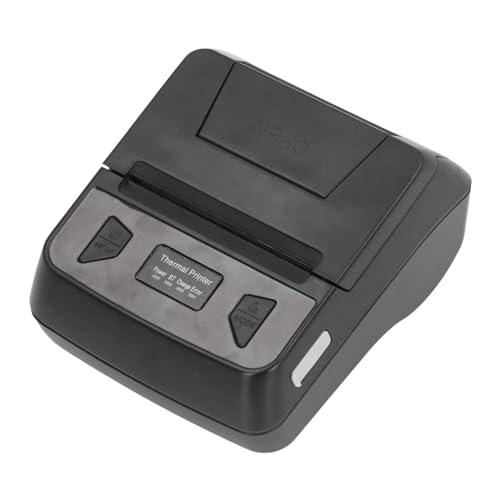 CHICIRIS Tragbarer -Thermaldruckmaschine für XP 7 8 10 Unterstützt Lokales Programm-Upgrade, Drucker für Bestellungen Barcodes Text, Modell PT-380 von CHICIRIS