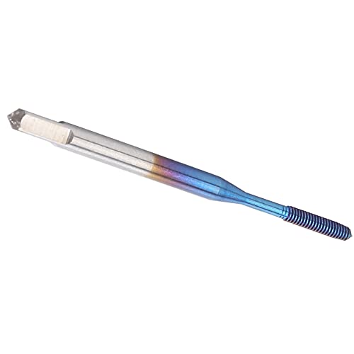 CHICIRIS Tragenfestes Gewinde -Tap -Bit mit Nanoblau Beschichtung für Möbelbaugruppen Schnellchip Entfernung 1 Pack (M2) von CHICIRIS