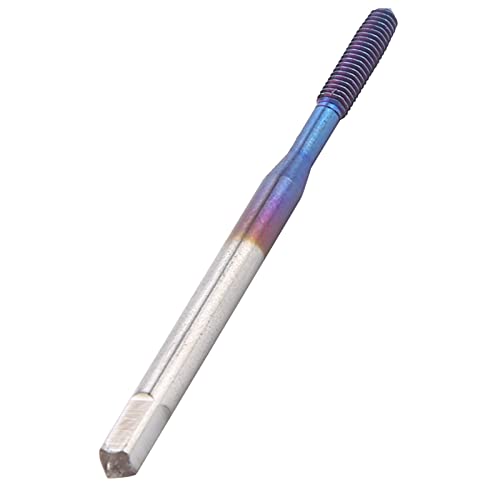 CHICIRIS Tragenfestes Gewinde -Tap -Bit mit Nanoblau Beschichtung für Möbelbaugruppen Schnellchip Entfernung 1 Pack (M2.5) von CHICIRIS
