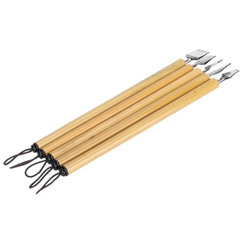 CHICIRIS Vintage Bambus Dip Stift Set Exquisite Kalligraphie Zeichnung Kit für Künstler Bambus Material Geschenkbox für Lehrer und Schüler (Parallel Line Stift Tipp Set Set) von CHICIRIS