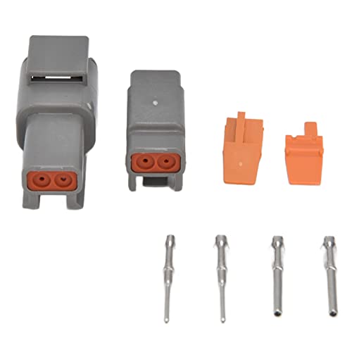 CHICIRIS Wasserdichte 2 -polige DTM -Stecker Kits mit Klemmen für die Heimindustrie, 5 Sets Elektrikdrahtanschlusseinsätze für eine Breite Anwendung von CHICIRIS