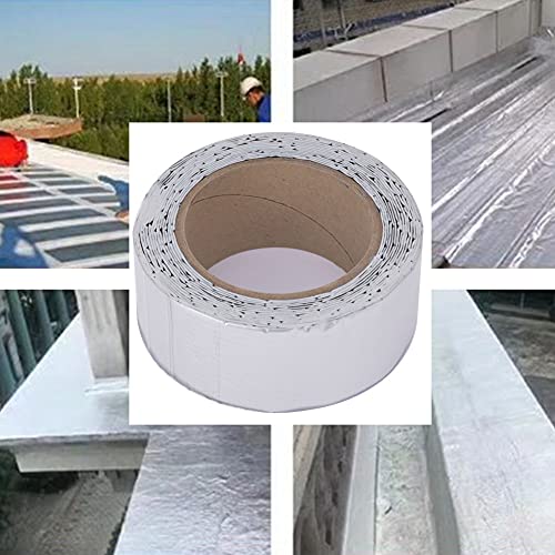 CHICIRIS Wasserdichtes Butylkautschukband für Dachwandrisse und Leckreparatur, Starkes Klebeband für Außen- und Innenausstattung (Quadratische Aluminiumfolie) von CHICIRIS