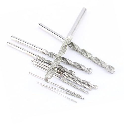 Diamantspitzen -Bohrbit Set 0,8 Bis 4,0 Mm, aus Diamantmaterialien, die für Metall, Achat, Perlen, Anhänger, Kopfsteinpflaster Einfach zu Bedienen Sind Diamantspitzen -Bohrbit Set 0,8 Bis 4,0 Mm, aus Diamantmaterialien, die für Metall, Achat, Perlen, Anhänger, Kopfsteinpflaster Einfach zu Bedienen Sind von CHICIRIS