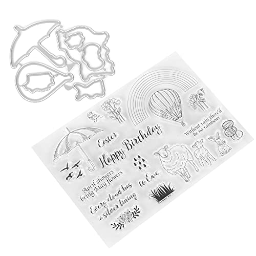 Transparenter Stempel, Scrapbooking-Stempel Hautfreundlich für die Kartenherstellung zum Selbermachen für Scrapbooking von CHICIRIS