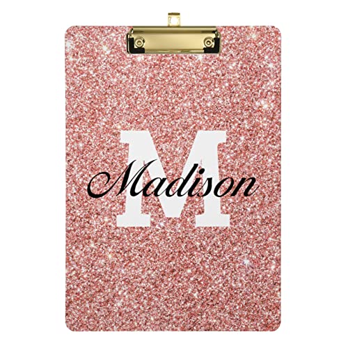 Benutzerdefinierter Name Rose Pink Klemmbrett A4 Standardgröße Klemmbretter mit niedrigem Profil Metallclip für Studenten Mann Frauen 22,9 x 31,8 cm Benutzerdefinierter Name Rose Pink Klemmbrett A4 Standardgröße Klemmbretter mit niedrigem Profil Metallclip für Studenten Mann Frauen 22,9 x 31,8 cm von CHIFIGNO