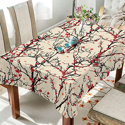 CHIFIGNO Japanische Kirschblüten-Tischdecke im Vintage-Stil, 152,4 x 305,5 cm, moderne Tischdecke für Esszimmer, Küche, Hochzeit, Partys CHIFIGNO Japanische Kirschblüten-Tischdecke im Vintage-Stil, 152,4 x 305,5 cm, moderne Tischdecke für Esszimmer, Küche, Hochzeit, Partys von CHIFIGNO