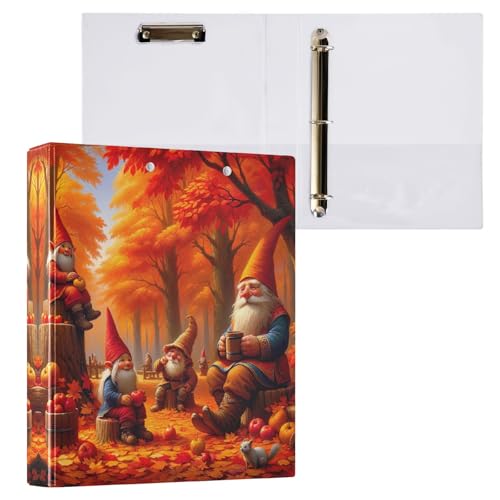 Herbstkürbis-Zwerge, 3,8 cm, 3 Ringe für 200 Blatt, drei Ringordner, dekorativ, langlebig, Basisordner für Schule, Büro, Zuhause, 1 Packung Herbstkürbis-Zwerge, 3,8 cm, 3 Ringe für 200 Blatt, drei Ringordner, dekorativ, langlebig, Basisordner für Schule, Büro, Zuhause, 1 Packung von CHIFIGNO