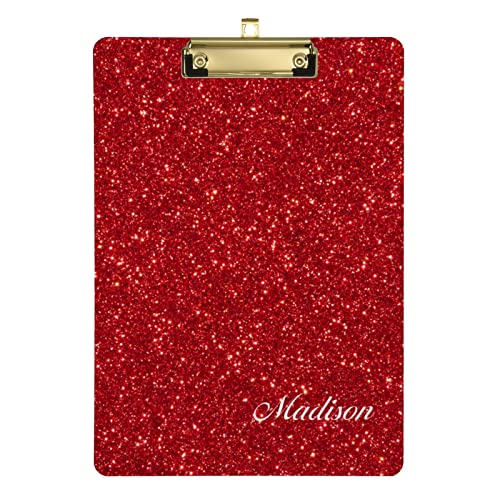 Klemmbrett, A4, Standardgröße, Büro-Schreibtafel mit niedrigem Profil, Metallclip für Büros, Schule, Klassenzimmer, 22,9 x 31,8 cm, Rot Klemmbrett, A4, Standardgröße, Büro-Schreibtafel mit niedrigem Profil, Metallclip für Büros, Schule, Klassenzimmer, 22,9 x 31,8 cm, Rot von CHIFIGNO