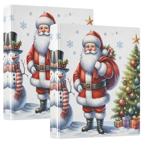 Ringbücher mit 3 Ringen, 3 Ringbücher, 3,8 cm, für 200 Blatt, dekorative langlebige Ordner, für Arbeit, Schule, Büro, 2 Stück Ringbücher mit 3 Ringen, 3 Ringbücher, 3,8 cm, für 200 Blatt, dekorative langlebige Ordner, für Arbeit, Schule, Büro, 2 Stück von CHIFIGNO