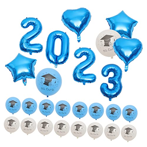 CHILDWEET Dekorationen Für Abschlussfeiern 2023 Latexballons-set Für Abschlussfeiern Im Innen- Und Außenbereich von CHILDWEET