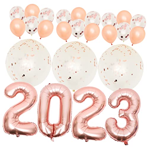 CHILDWEET Abschlussballons-set 40 Roségoldene Ballons Für Die Abschlussfeier Dekoratives Partyzubehör Leichte Und Dekorationen von CHILDWEET