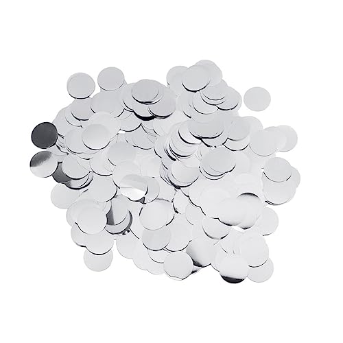 CHILDWEET 1 5 Cm Silber Runde Pailletten Konfetti Aluminium Folie Party Liefert Für Tisch Für Ballon Füller CHILDWEET 1 5 Cm Silber Runde Pailletten Konfetti Aluminium Folie Party Liefert Für Tisch Für Ballon Füller von CHILDWEET